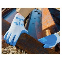 SHOWA Best Glove 300XXL-11 SHOWA Best Glove Size 11 Blue SHOWA Atlas Fit 300 Natural Rubber Palm Coated Work Gloves With Light G